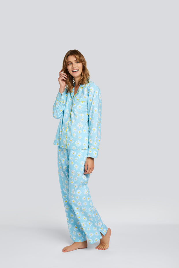 Oops-A-Daisy Classic Cotton Pajama Set - Daisy Alexander