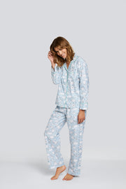 Very Sheepish Classic Cotton Pajama Set - Daisy Alexander