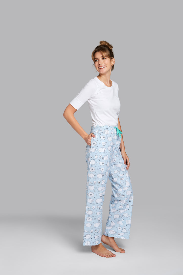 Very Sheepish Classic Cotton Pajama Lounge Pant - Daisy Alexander
